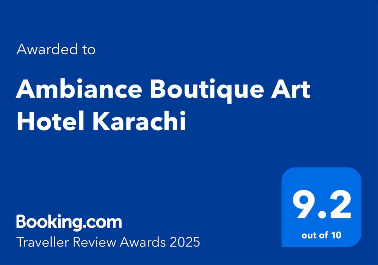 Ambiance Boutique Art Hotel Karachi Exterior photo